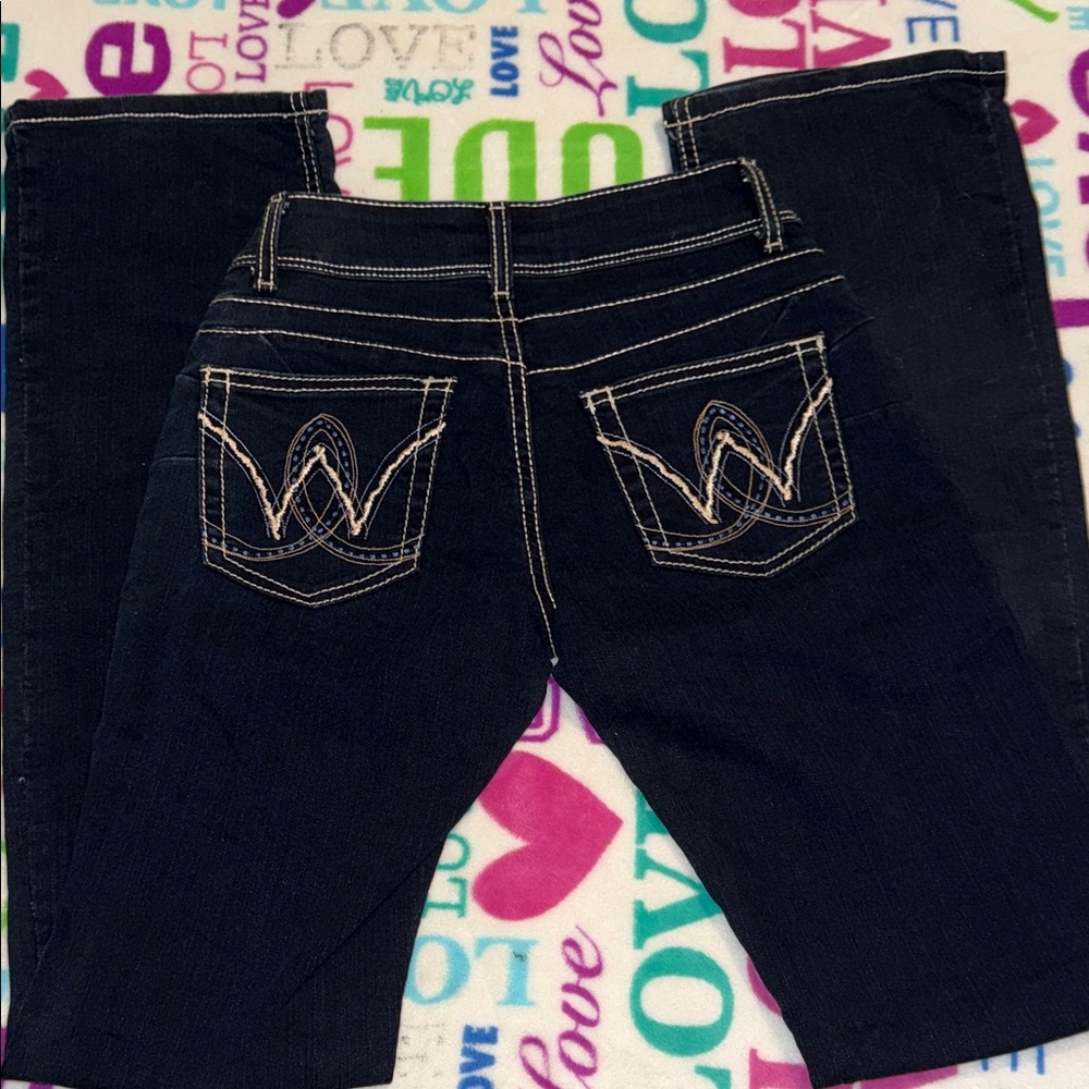 Wrangler Women's Dark Blue Boot Cut Jeans